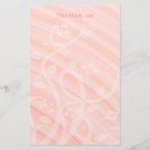 Aangepast bleekroze flesjes briefpapier (Voorkant)