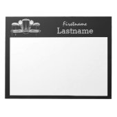 Aangepast blocnote met Vintage-auto (Voorkant)