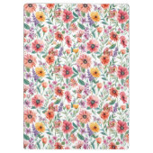 Aangepast bloemenprint klembord (Achterkant)