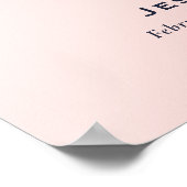 Aangepast bloemfeest 'Celebration of Life' rouwtek Poster (Hoek)