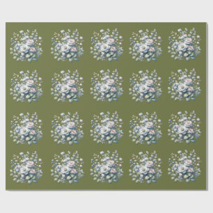 Aangepast bloemontwerp  cadeaupapier