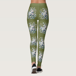 Aangepast bloemontwerp  leggings