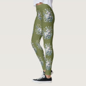 Aangepast bloemontwerp leggings (Links)