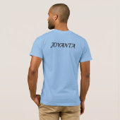 Aangepast bloemontwerp witte mannen Joyanta T-shirt (Achterkant volledig)