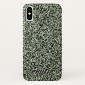 Aangepast blok digitale camo Iphone x hoesje (Achterkant)