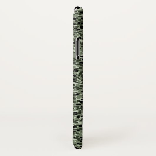 Aangepast blok digitale camo Iphone x hoesje (Achterkant / rechts)