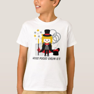 Aangepast blond meisje Hocus Pocus Magic T-shirt