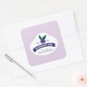 Aangepast ・ Blueberry Jam DIY Canning Vierkante Sticker (Envelop)