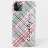 Aangepast Blush roze blauwe mint groen geplakt pat Case-Mate iPhone Case (Achterkant)