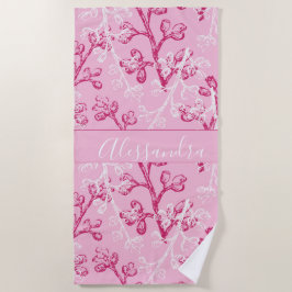 Aangepast bodemroze strandlaken