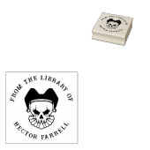 Aangepast boek | Gotische narren schedel Rubberstempel (Gestempeld)