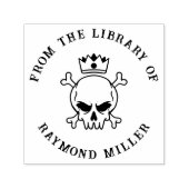 Aangepast boek | Gotische schedel met een kroon Zelfinktende Stempel (Design)