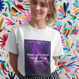 Aangepast boek Hoesje l Modern Promotie Auteur T-shirt