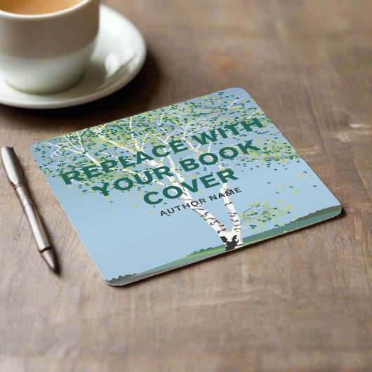 Aangepast boek Hoesje l Schrijver boek lancering p Kartonnen Onderzetters