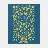 Aangepast boek Hoesje lezen Fleece Deken (Voorkant)
