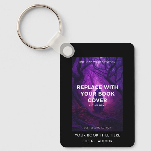 Aangepast boek Hoesje Start Auteur Promotie Sleutelhanger (Voorkant)