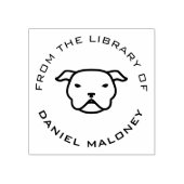 Aangepast boek | pitbull rubberstempel (Afrduk)