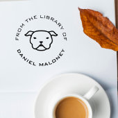 Aangepast boek | pitbull rubberstempel