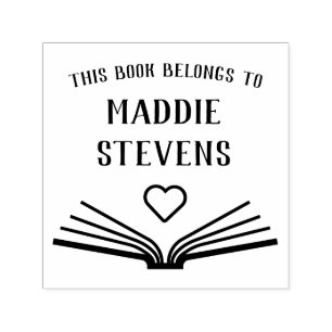 Aangepast boek Zelf Inking Rubber Stamp Zelfinktende Stempel