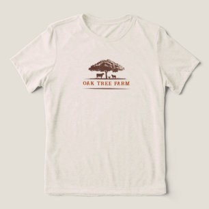 Aangepast boerderij merk Tri-Blend shirt