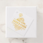 Aangepast boerderij vers ei, Klein bedrijf Ei Bedankjes Labels (Met doos)