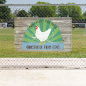 Aangepast Boerderij Verse eieren  gebarentaal Kijk Spandoek (Insitu)