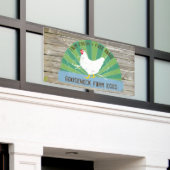 Aangepast Boerderij Verse eieren  gebarentaal Kijk Spandoek (Buitenkant Gebouw)