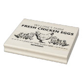 Aangepast Boerderij Verse Eieren, Small Business Rubberstempel (Stempel)