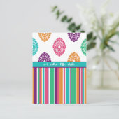 Aangepast Boho Summer Briefkaart (Staand voorkant)