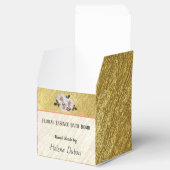 Aangepast bommen voor goud en pit | Cadeaudoos Bedankdoosjes (Geopend)