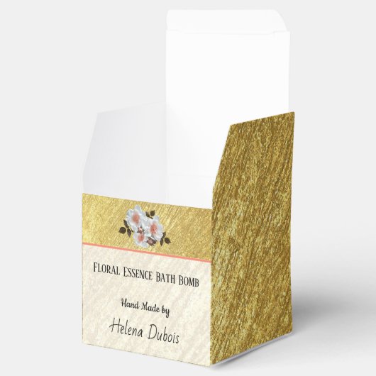 Aangepast bommen voor goud en pit | Cadeaudoos Bedankdoosjes (Geopend)