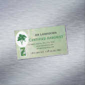 Aangepast boomarm landschap magnetisch visitekaartje (Voorbeeld)