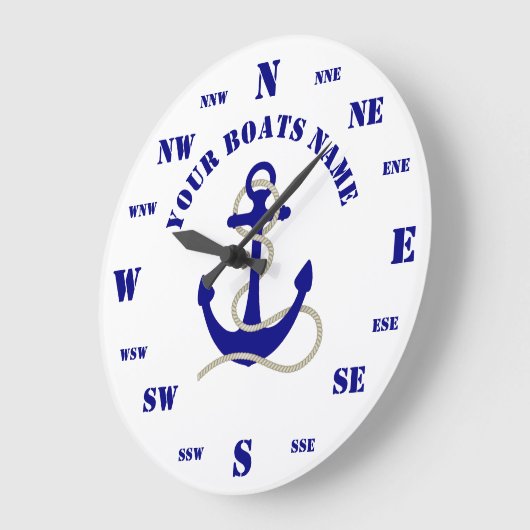 Aangepast bootanker grote klok (Hoek)