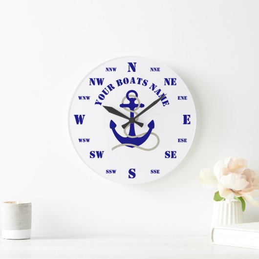 Aangepast bootanker grote klok (Huis)