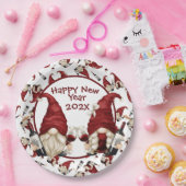 Aangepast Bord nieuw jaar papier (Feest)