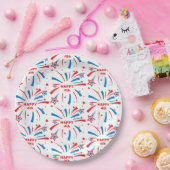 Aangepast Bord papier 9 inch (Feest)