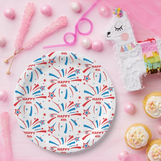 Aangepast Bord papier 9 inch (Feest)