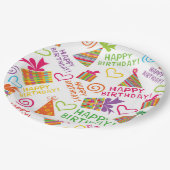 Aangepast Bord papier 9 inch (Gekanteld)