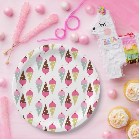 Aangepast Bord papier 9 inch (Feest)