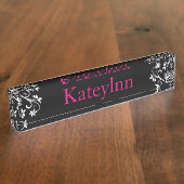 Aangepast Bord voor aangepaste monogram Naambordje (Zijkant)