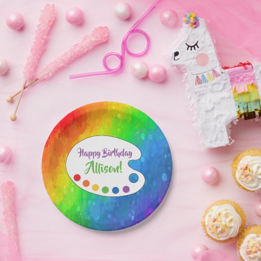 Aangepast Bord voor Art Party | Verf-partij (Feest)