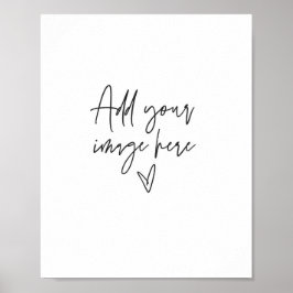 Aangepast bord voor bruiloft bord Foto Poster G400