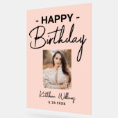 Aangepast bord voor haar verjaardag, Gelukkige ver (Hoek)