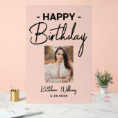 Aangepast bord voor haar verjaardag, Gelukkige ver (Huwelijk)