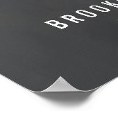 Aangepast bord voor huwelijksontvangst Chalkboard Poster (Hoek)