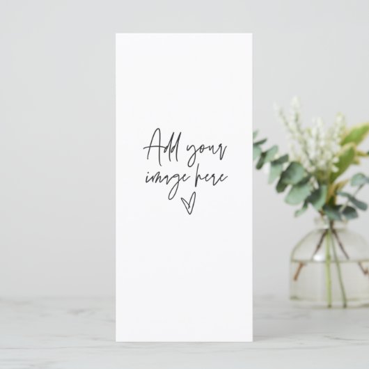 Aangepast bordje bruiloft evenement kaart diner me (Staand voorkant)