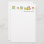 Aangepast bordpapier voor borduurwerk briefpapier (Voorkant / Achterkant)