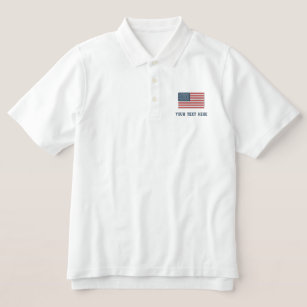 Aangepast borduurde shirten van logo van Amerikaan