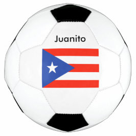 Aangepast Boricua Aangepast Puerto Rican Bandera Voetbal