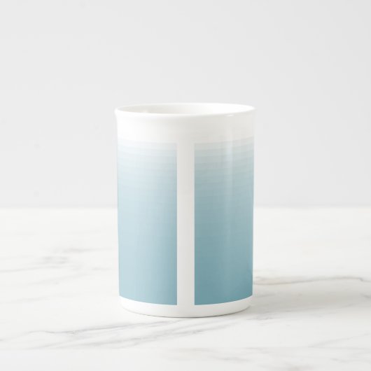 aangepast bot china tea cup 2 foto ' s porselein kop (Voorkant)